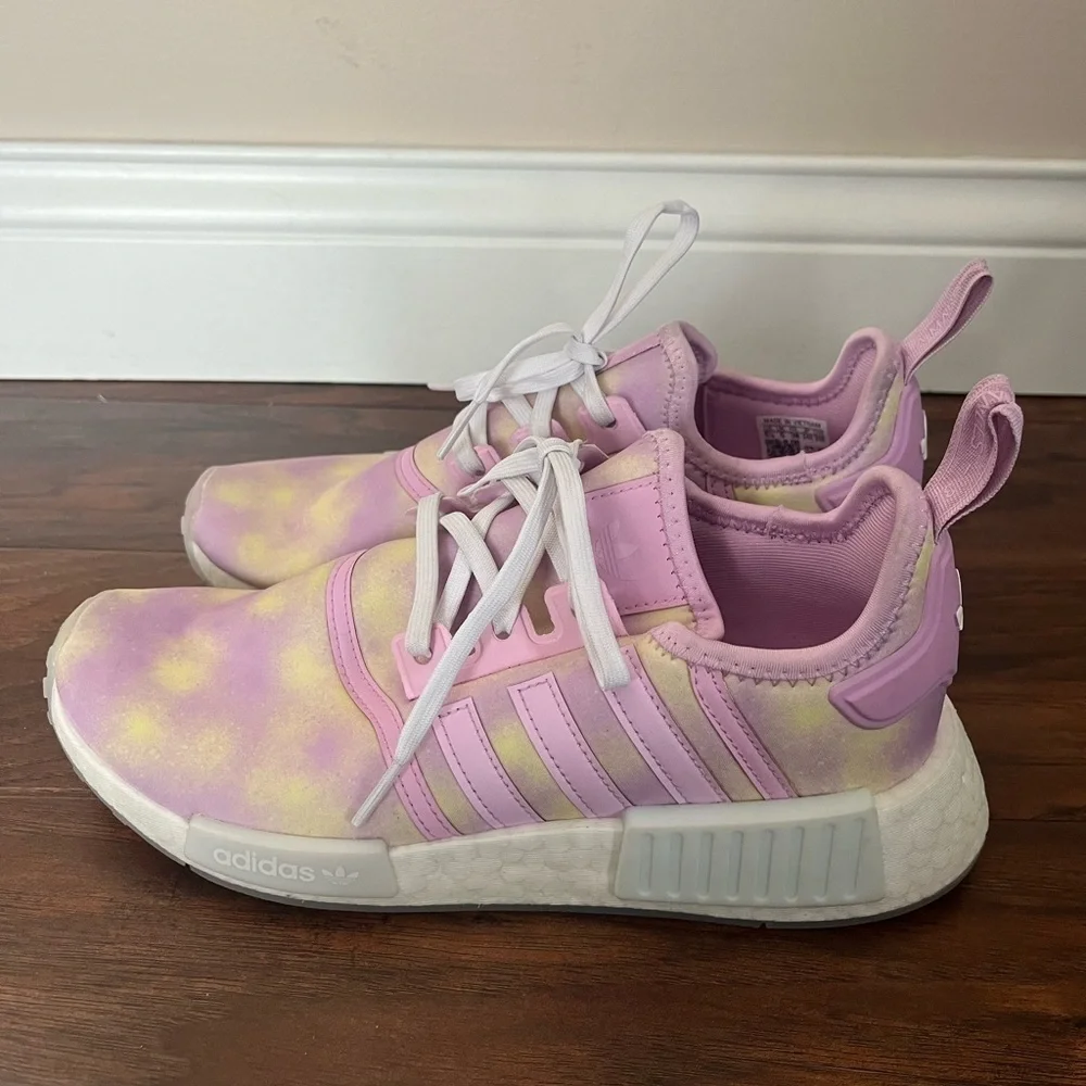 Adidas J Bliss Lilac and Yellow Sneakers-NWOT Size 4.5